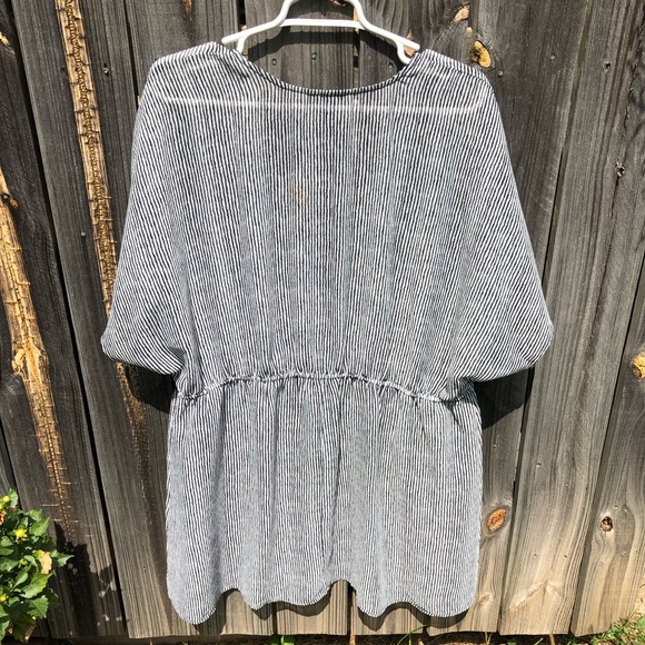 Striped Swim Coverup - Picture 3 of 9